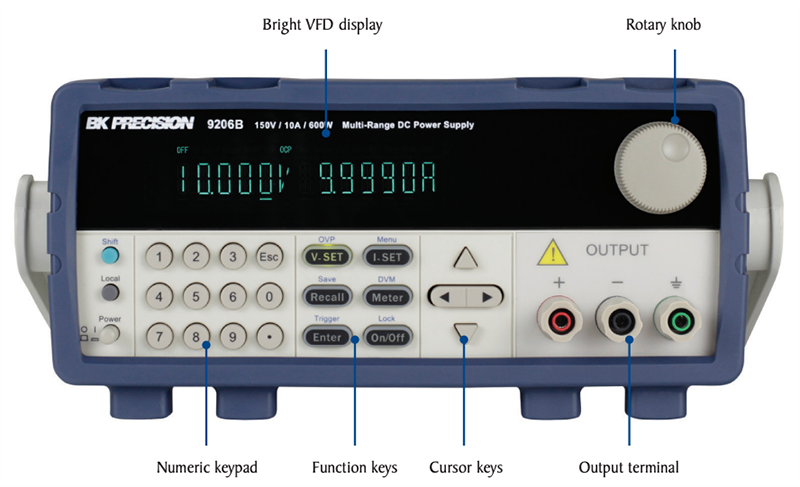 B&K Precision Model 9200B Multi-Range DC Power Supplies